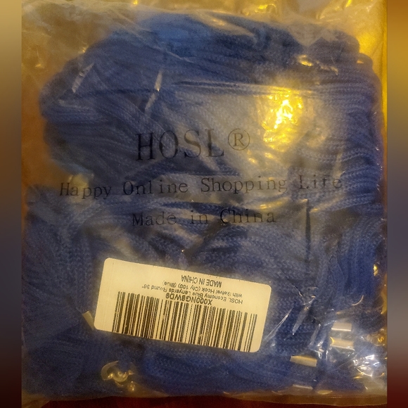 100 piece lanyard bundle. Blue, 18" length 36" circumference with swivel hook - Picture 6 of 6